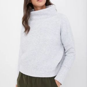 Monk & Lou Anouch Pullover Knit Sweater Grey Large